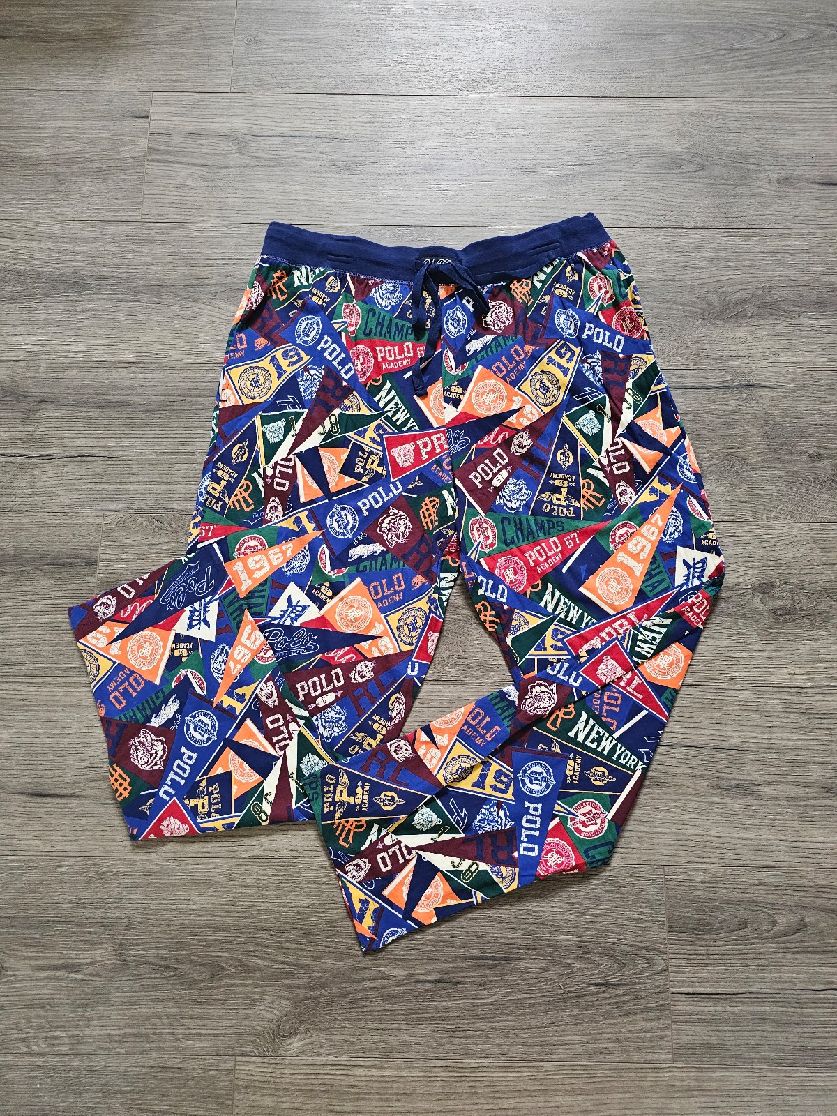 Polo Ralph Lauren College Pennant Jogger Pajama Pants Mens XL