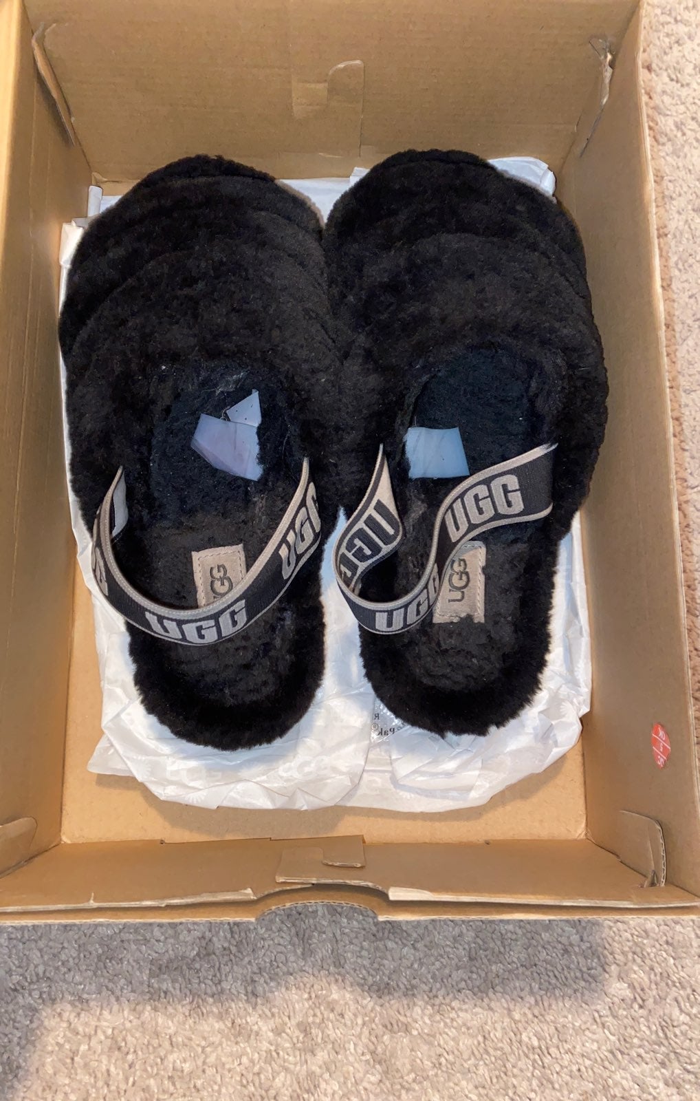 ugg fur slides