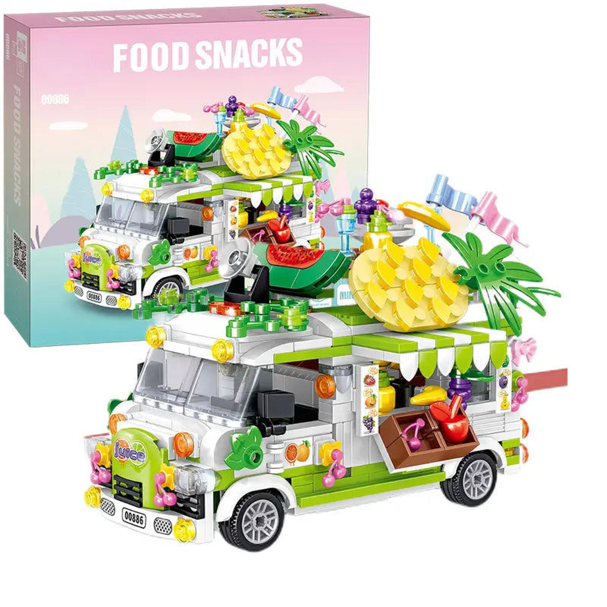 Fruit Cart Food Truck Building Block toys Minifigures Food Trucks Fun for All o