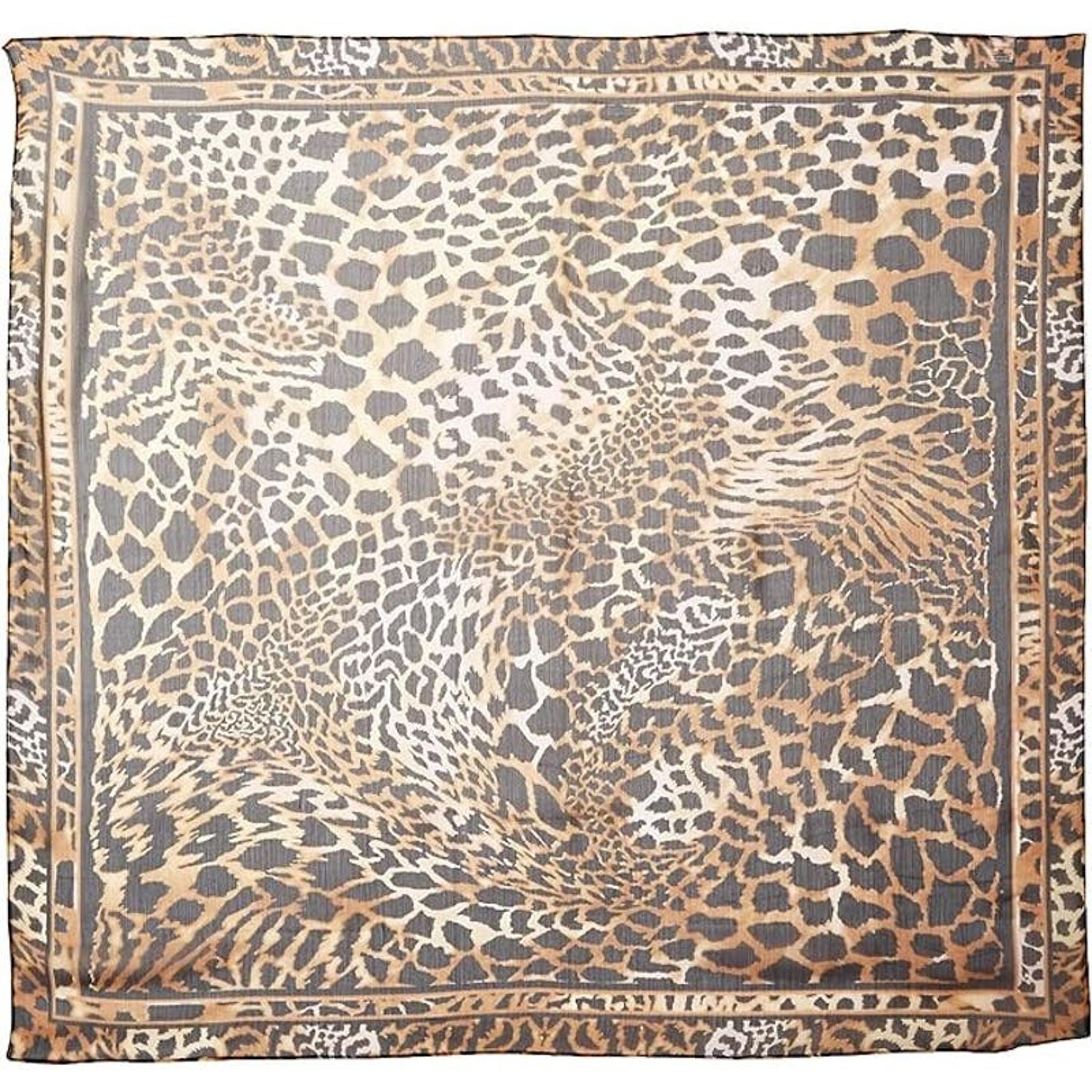 Collection XIIX Leopard Print 42" Square Scarf #SF012