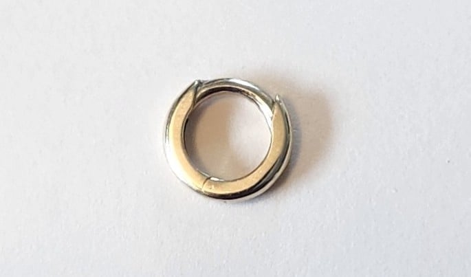 14k Yellow Gold Hinged Clicker 6mm