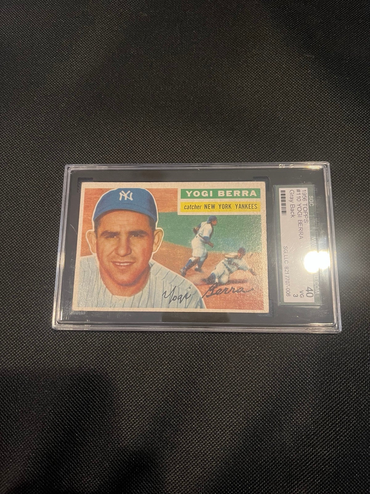 1956 Yogi Berra Topps 40 VG 3 (low pop!)