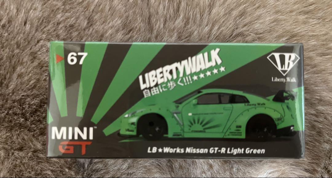 MINI GT 67 Nissan GTR R35 Type 1 Light Green MINIGT | eBay