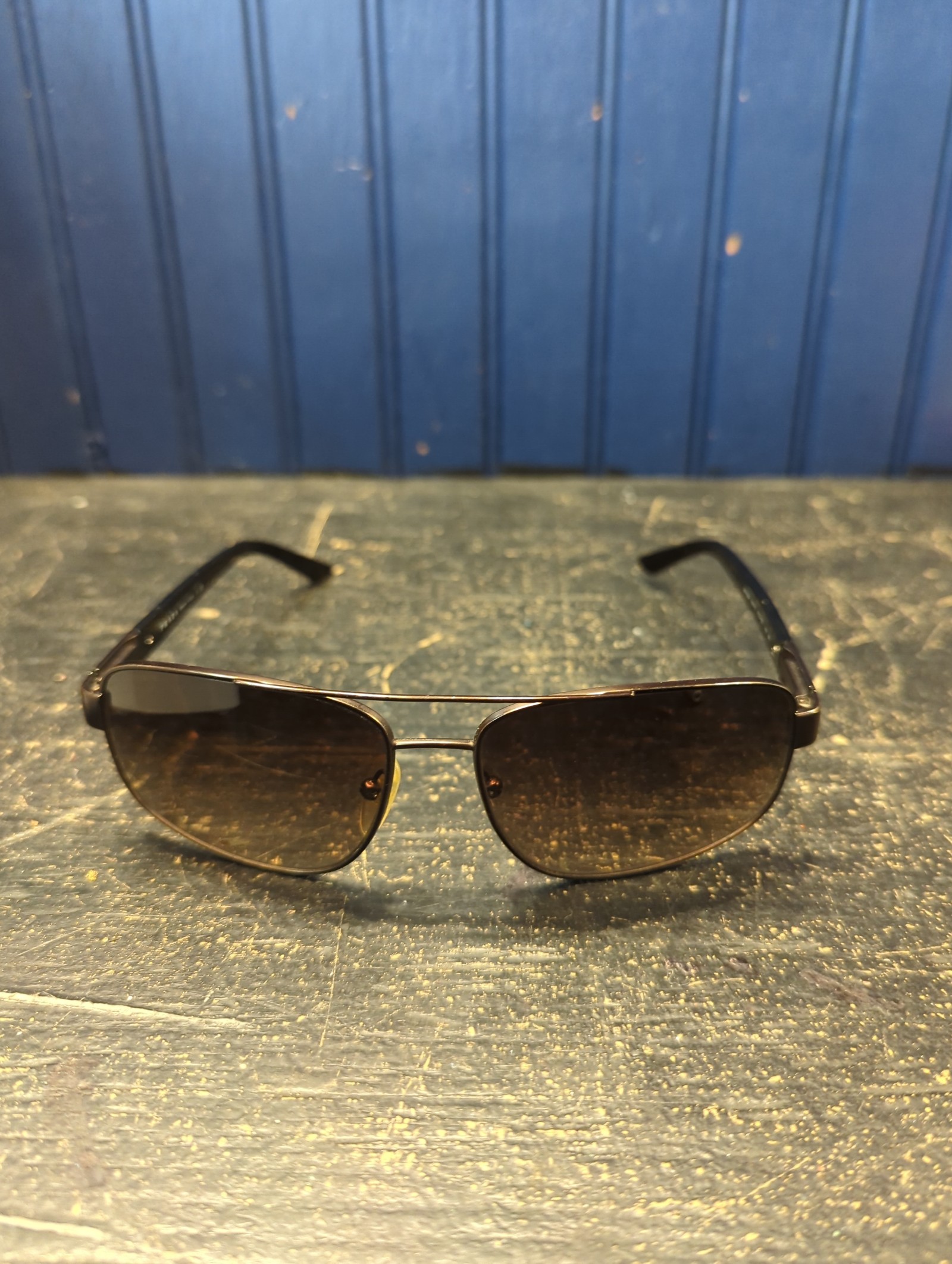 Prada SPR58H ACD-6S1 Gunmetal Tan/Brown Gradient Sunglasses