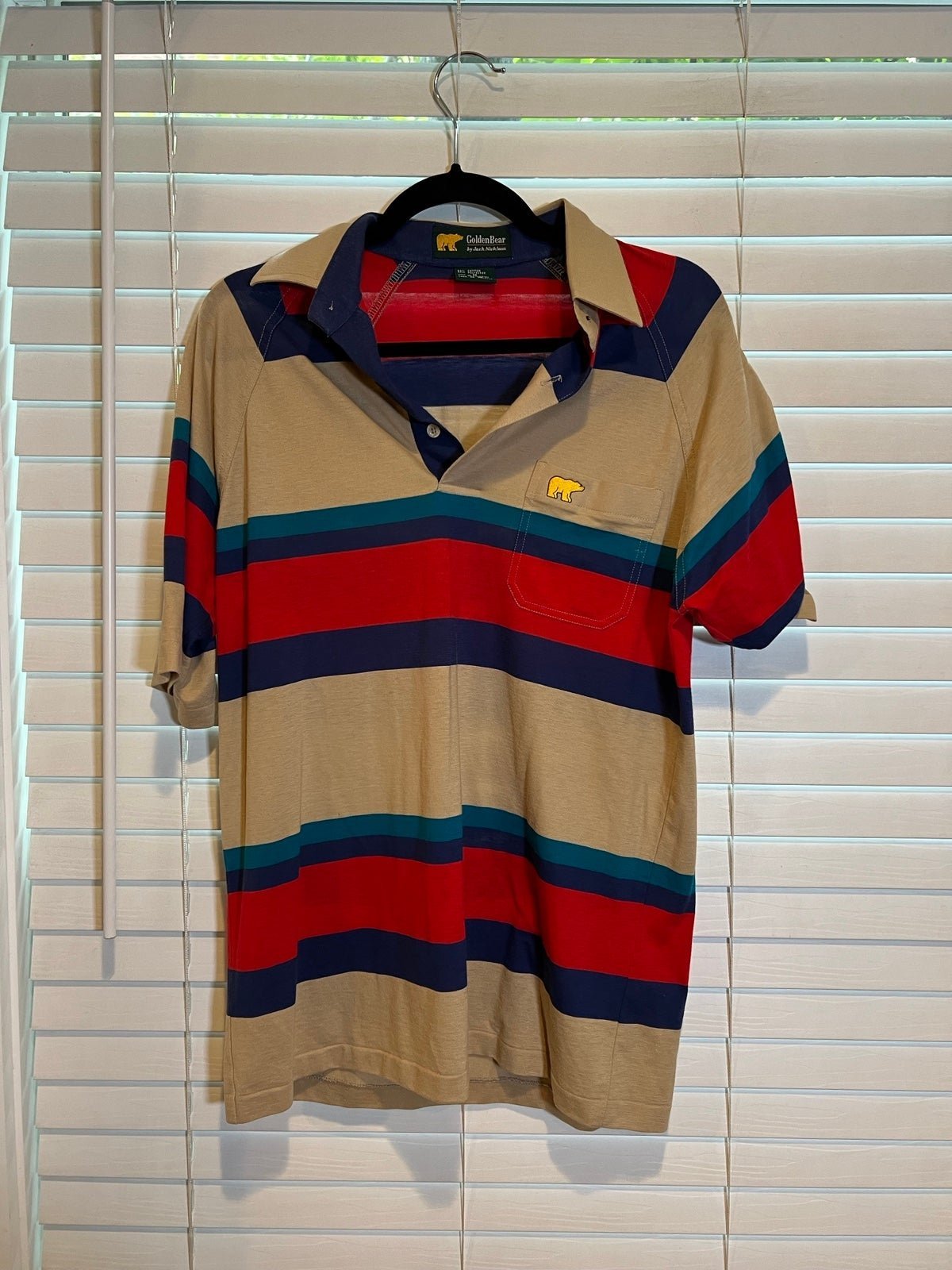 Vintage Golden Bear By Jack Nicklaus Polo Shirt - Size M