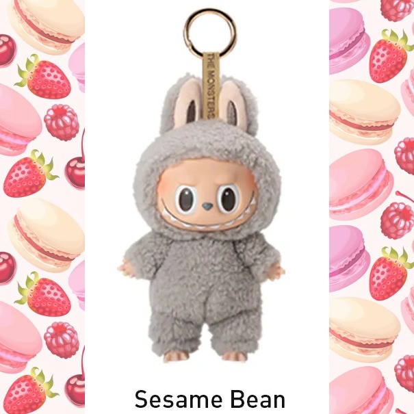 新品　POPMART ラブブ　Macaron Sesame Bean Labubu The Monsters Exciting Macaron Vinyl Face Series