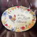 Brand New The Love of a Family is life's greatest Blessing Rooster Platter