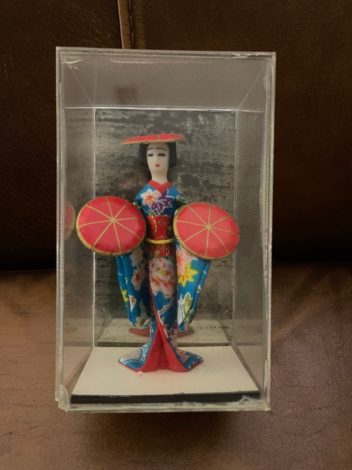 Vintage Japanese doll in a box