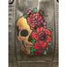 Frye Women's Hand-Painted Skull & Flowers Shoulder Bag *please read•