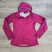 Marmot Rain Jacket Windbreaker Full Zip Hooded Packable Pink Womens Size Small