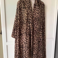 Chico's Brown Leopard Print Cashmere Wrap- NWT-