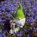 Garden Gnomes Decorations for Yard with Solar Lights, Flock