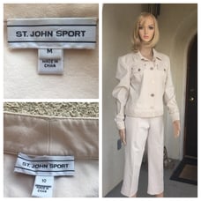 St john sport jacket and short pants siz