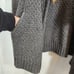 Joie Faux fur sweater cardigan coat wool yak blend