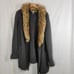 Joie Faux fur sweater cardigan coat wool yak blend