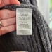 Joie Faux fur sweater cardigan coat wool yak blend