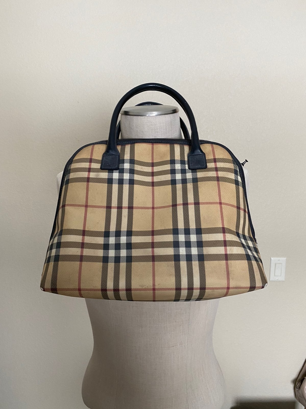 Burberry small tote handbag