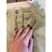 NWT Abercrombie green vegan leather curve love ultra hr 90s straight pant 27L