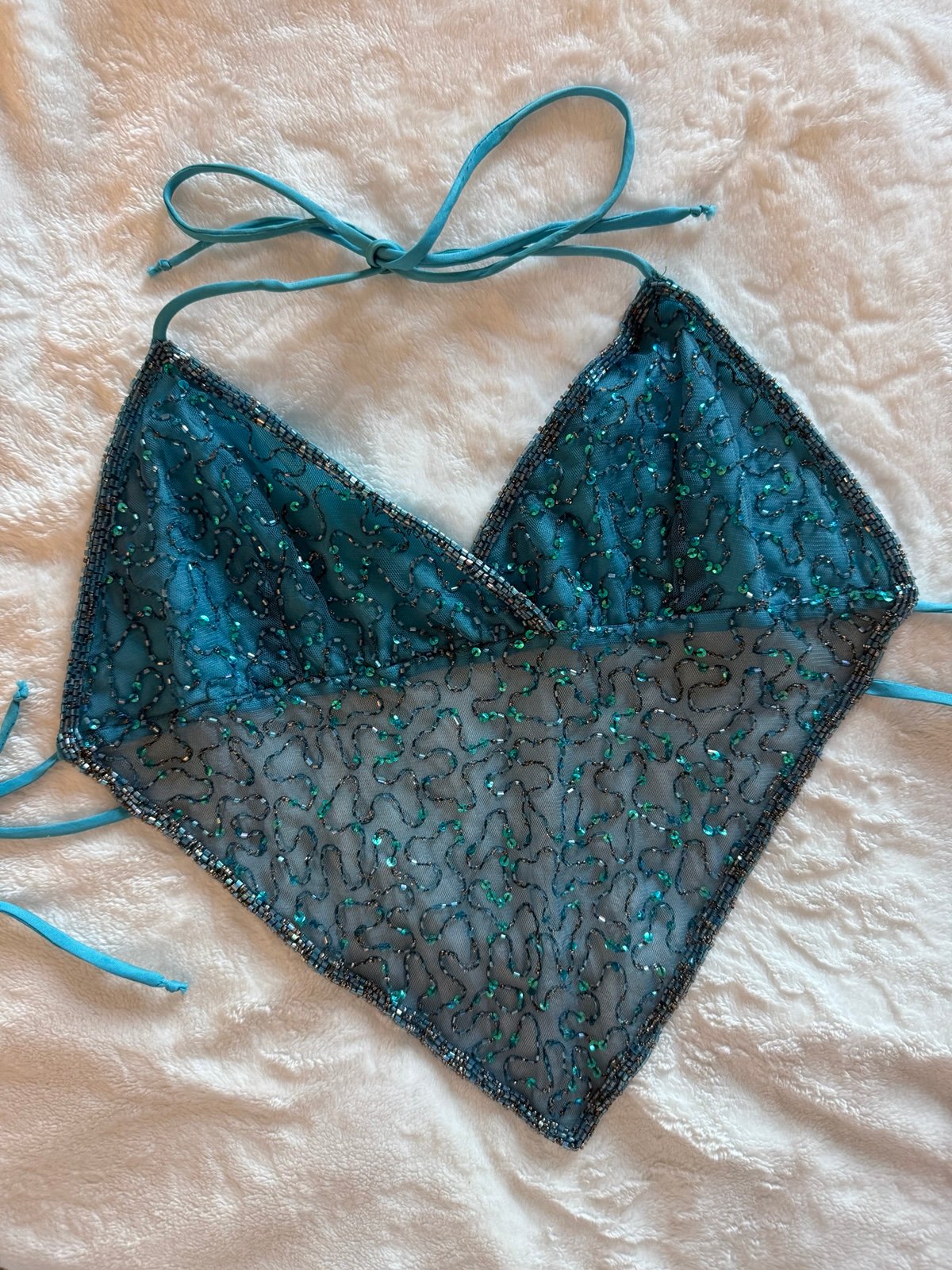 Y2K beaded top