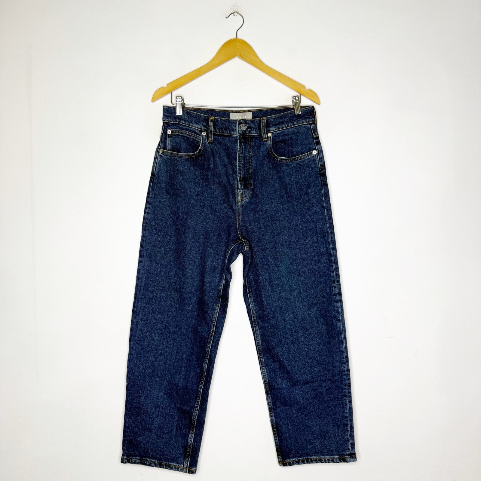 Everlane The Way High Jean Organic Cotton Crop Jeans Size 30