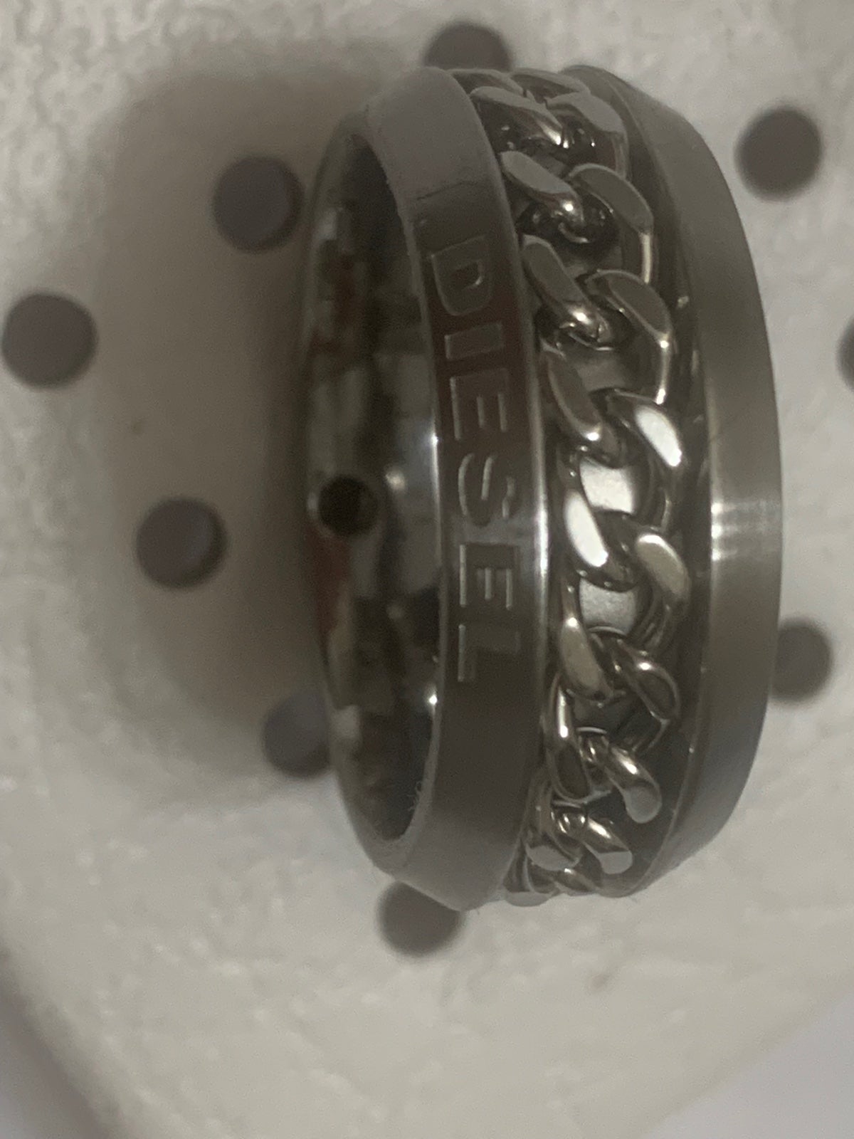 Diesel Mens selling logo ring