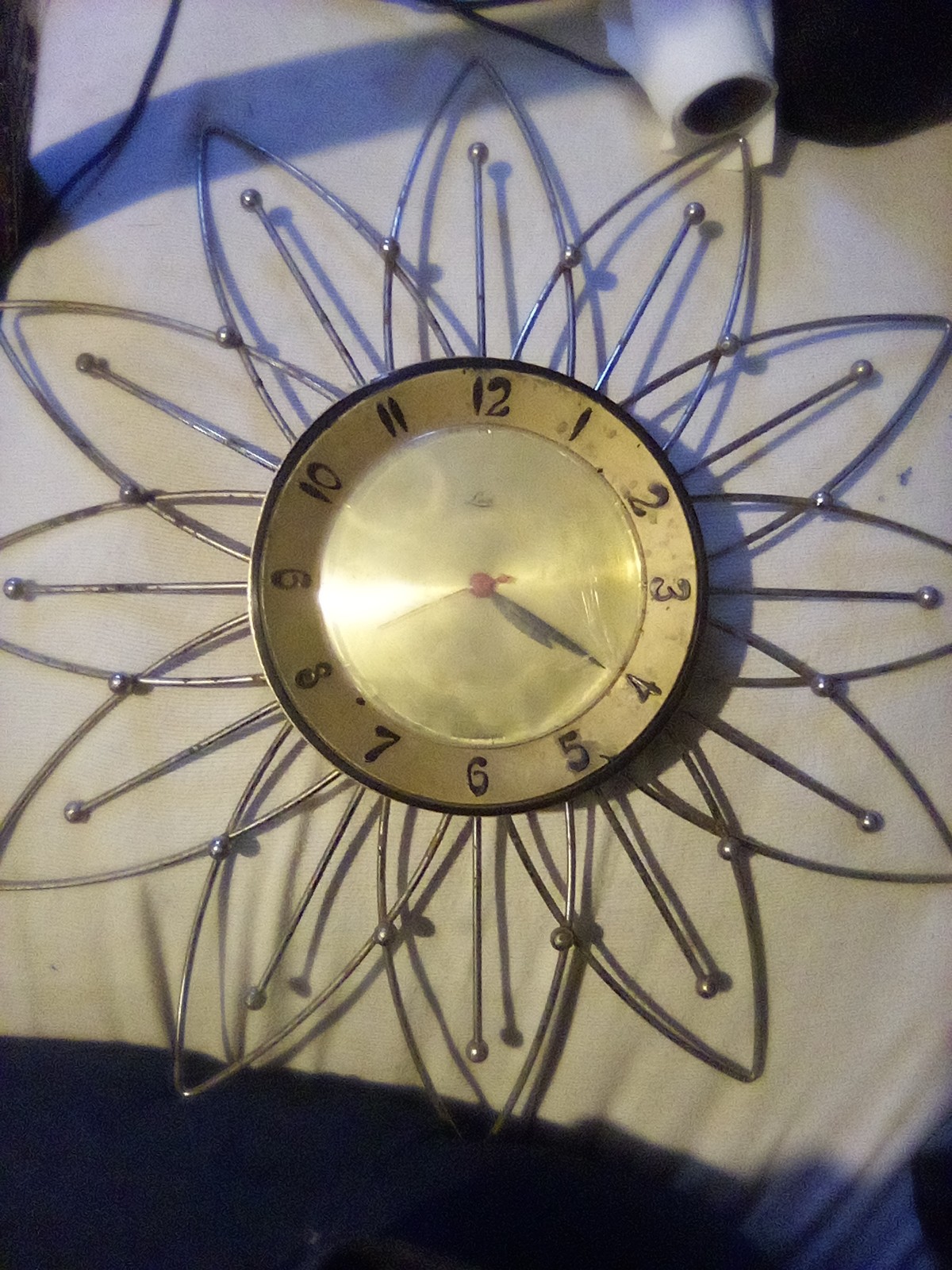 Vintage Lux electric clock atomic