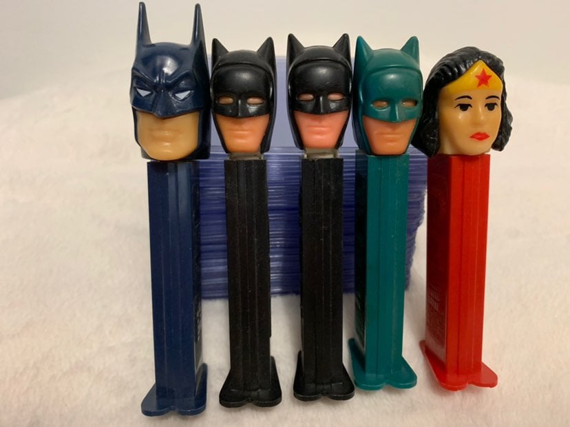 Bat Man And Wonder Women Pez