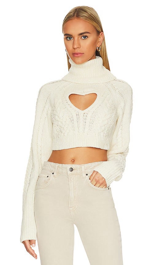 Vera Cropped Cut Out Sweater for Love & Lemons