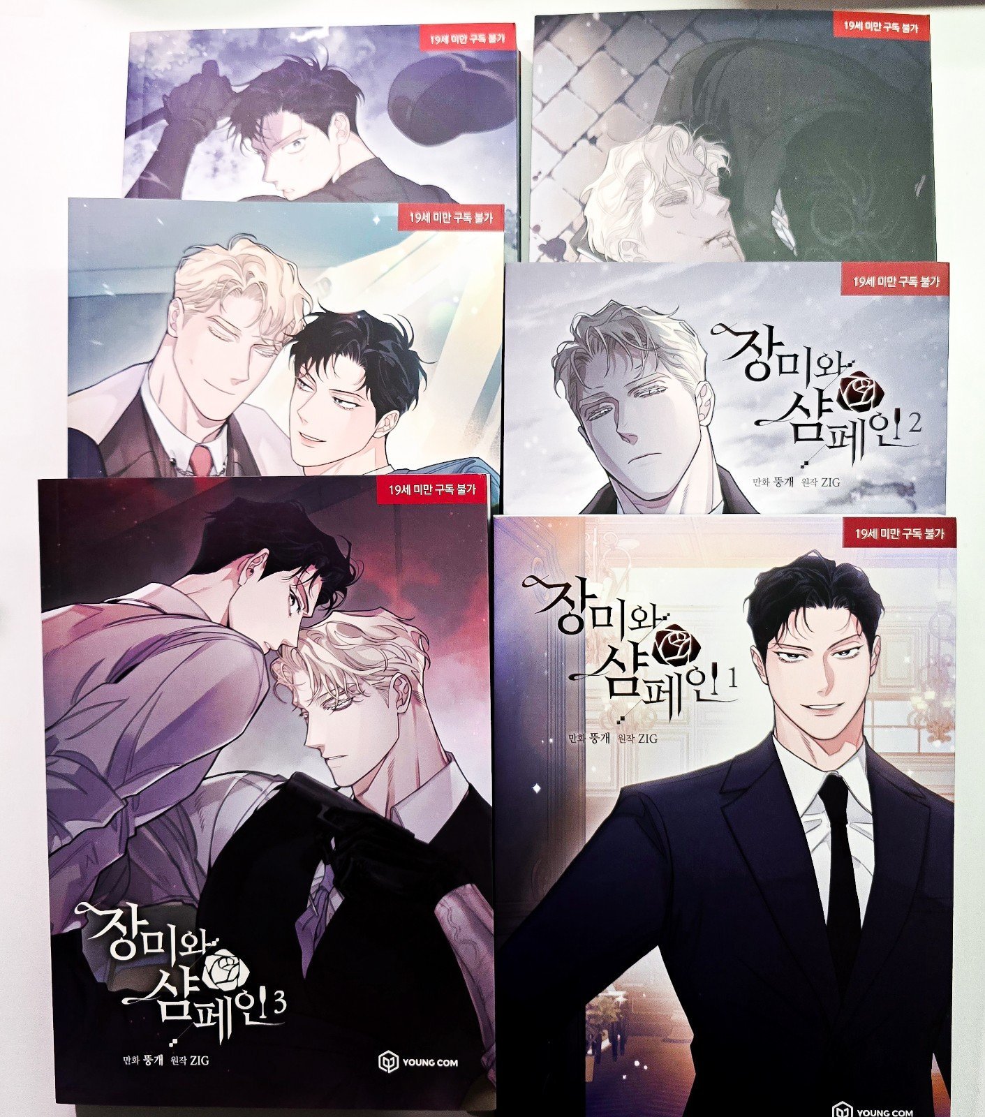 Roses and champagne manhwa volume 1-6