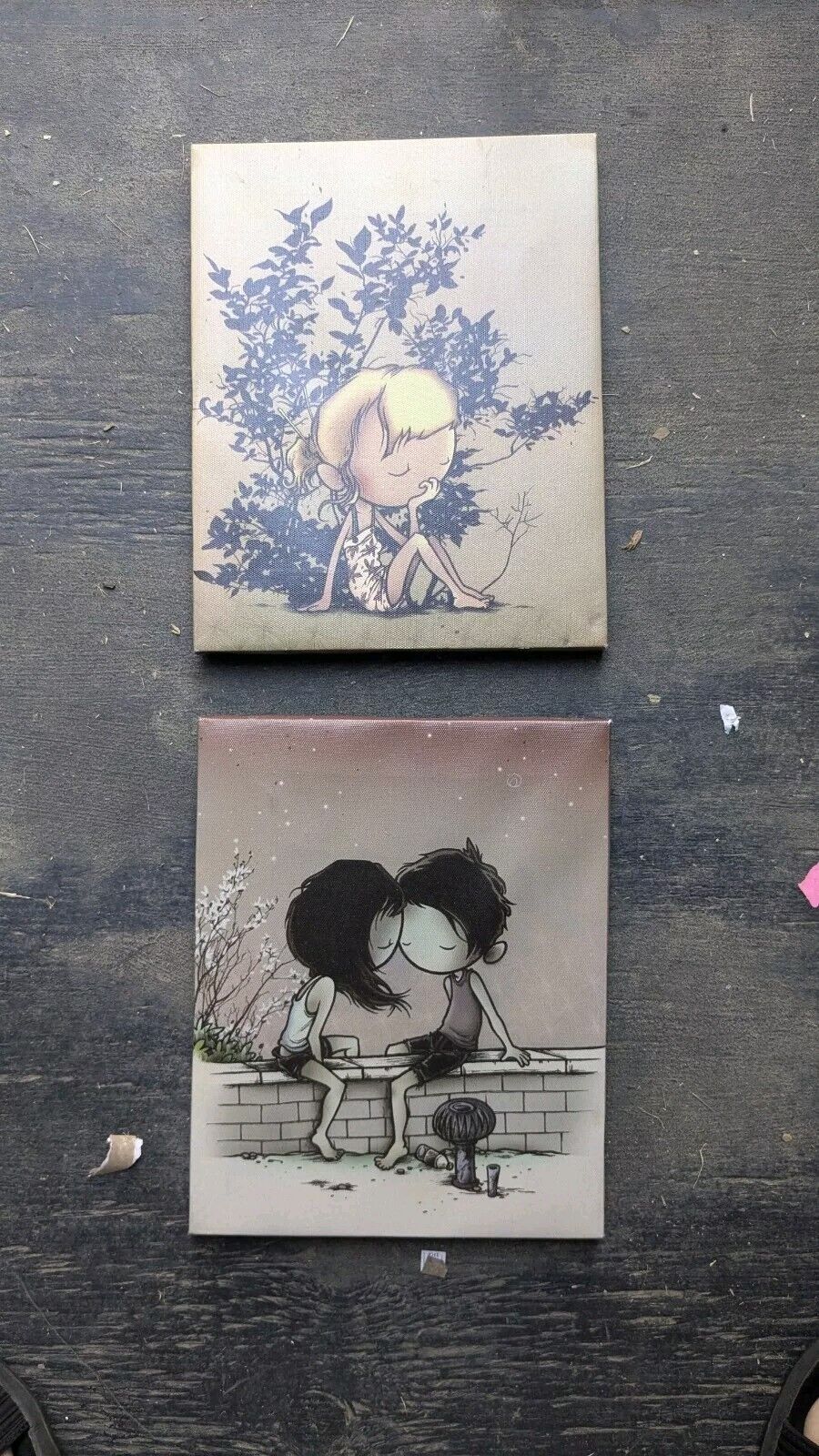 Kurt Halsey 8x10 Wrapped Canvas Paintings (2)