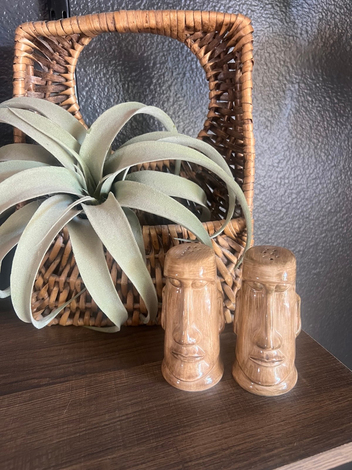 Vintage Disneyland Tiki Salt and Pepper Shakers