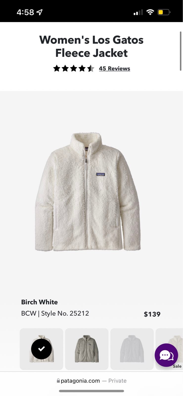 Patagonia Women's Los Gatos Fleece Jacket