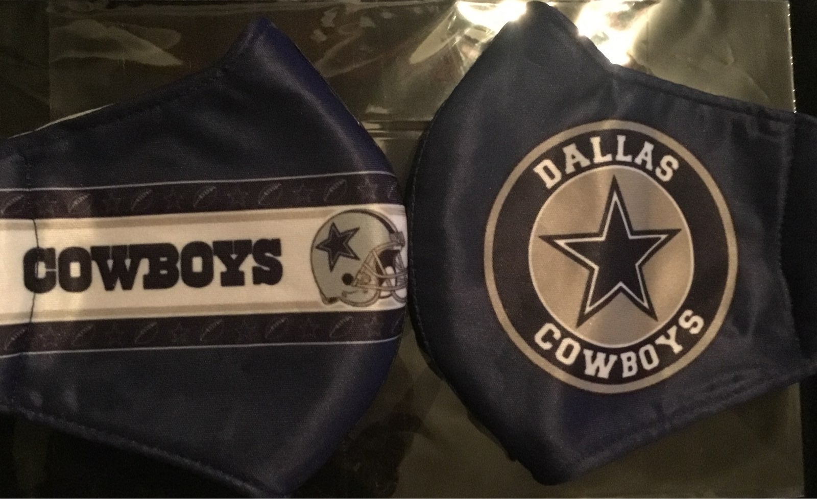2 Dallas Cowboys INU Facemask