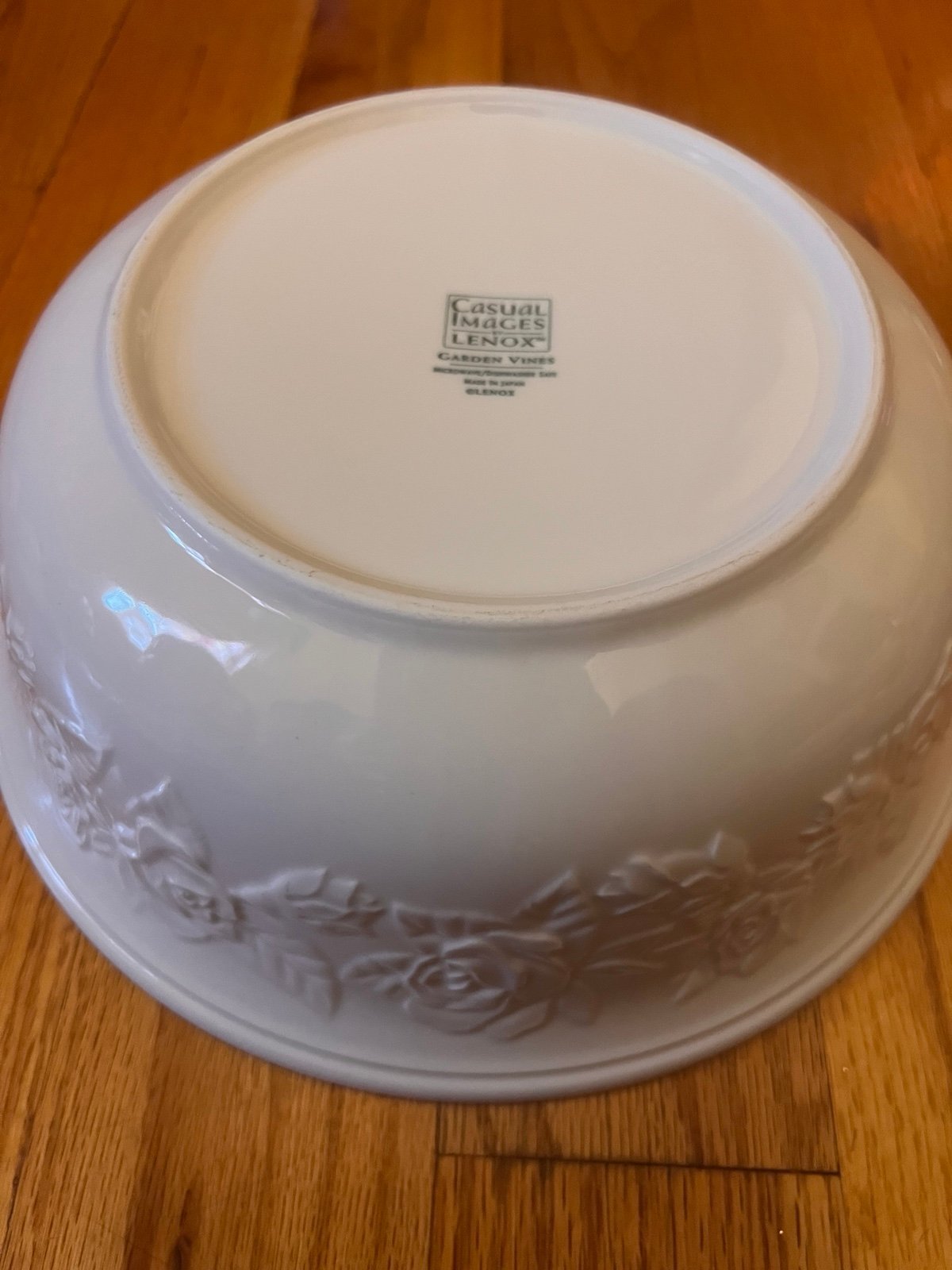 casual images by lenox garden vines bowl