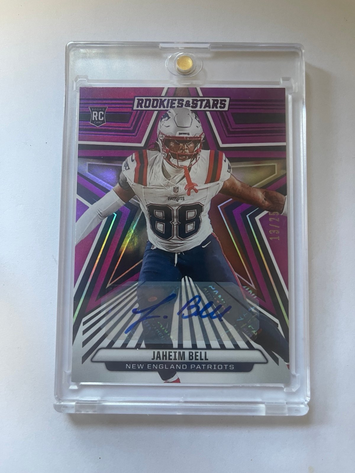 (LOWEST PRICE) Jaheim Bell CASE HIT super rare rookie and stars autograph /25