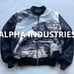 Rare ALPHA INDUSTRIES padded MA-1 air force