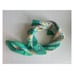 Vintage 1970's Silky Floral Pattern Large Bandana Scarve Wrap