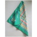 Vintage 1970's Silky Floral Pattern Large Bandana Scarve Wrap
