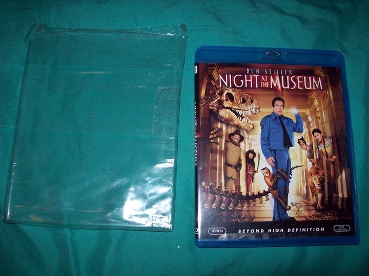night at the museum bluray used