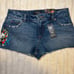 Ed Hardy blue denim shorts
