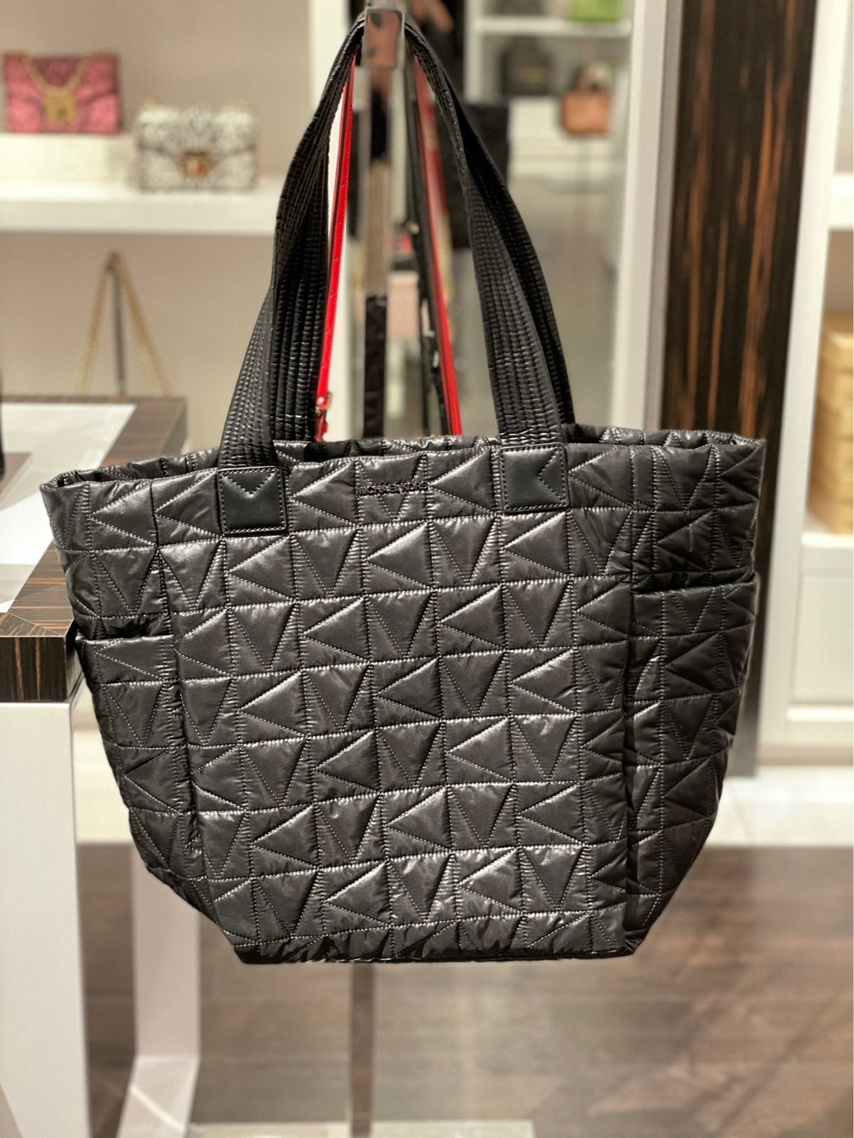 Michael kors quilted tote bag hotsell