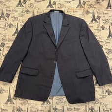Oscar De La Renta Profile Men'S Brown 100% Wool Suit Blazer Size 48R