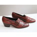 1960's Vintage Van Eli Italian Heeled Loafers ~ Women's Size 5 to 5-1/2 ~ Day