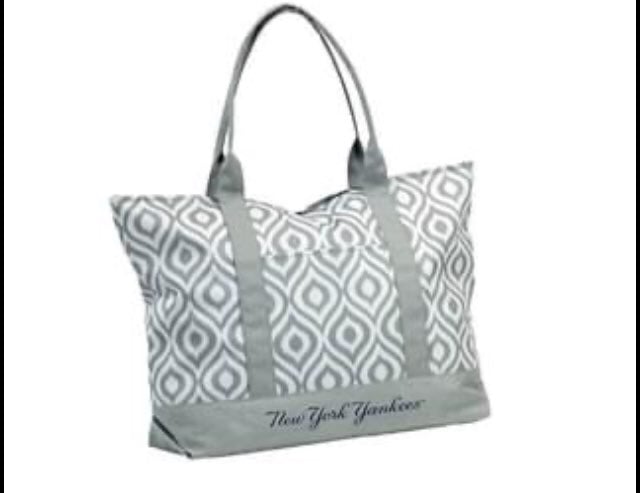 New York Yankees Ikat Tote Bag Purse MLB