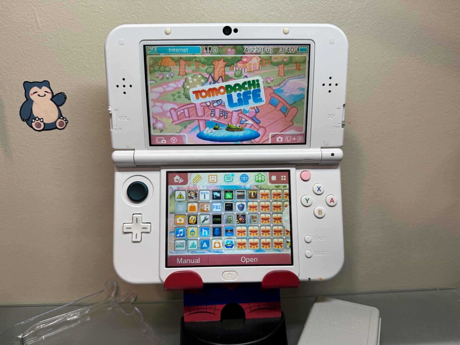 Nintendo NEW 3DS XL/LL in Animal Crossing Limited + 64gb + games + charger