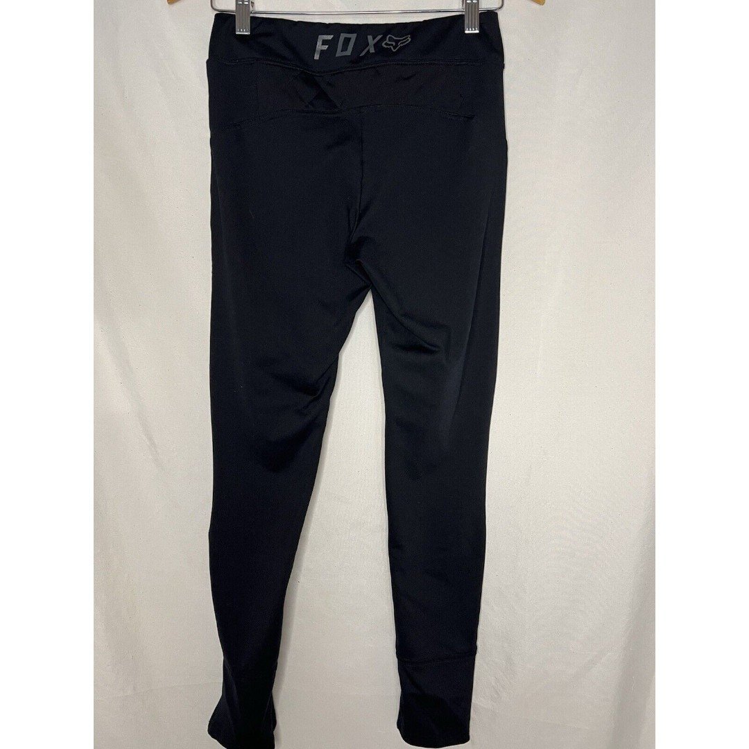 Fox Racing Trail Blazer Womens Leggings Black size M Front zipper closer