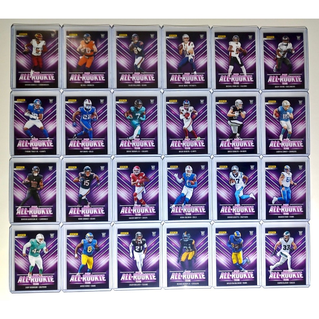 2024 Panini Instant NFL All-Rookie Team Complete 24 Card Football Set 1 of 314