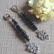Hematite Magnetic Zipper Puller, Purse Charm