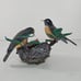 Danbury Mint American Robins on Nest Figurine by Bob Guge *Repair*