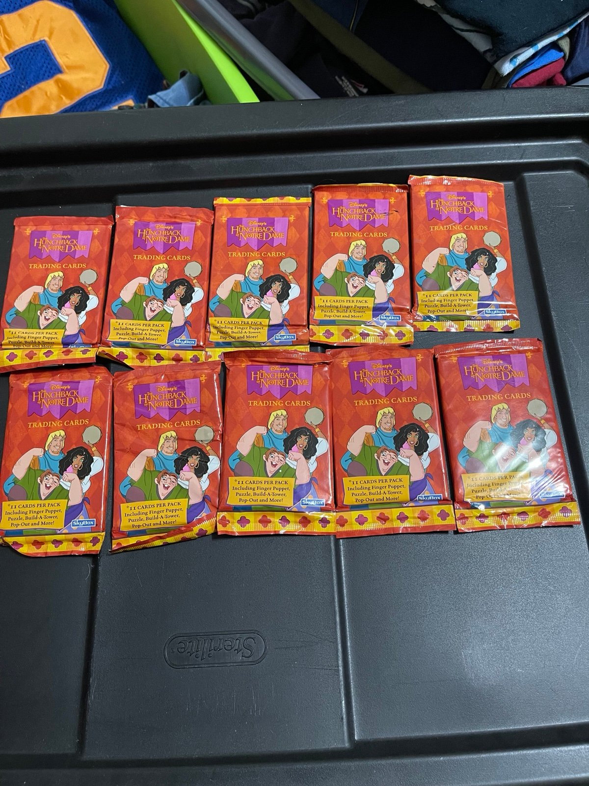 10 Pack sets of The Hunchback Of Notre Dame by Disney full pack Disney cards